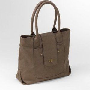 Coldwater Creek Turnlock Tote